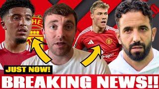 BREAKING  JADON SANCHO IS COMING BACK! FABRIZIO ROMANO ANNOUNCED  TEAM NEWS #manunitednewstoday