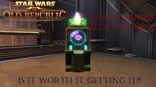 SWTOR The Contraband Slot Machine Test - Can You Get CM Certificates?