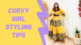 Styling Tips for Curvy Girls | Style Hacks for Curvy Girls | Outfit Ideas for Chubby Girls | #shorts