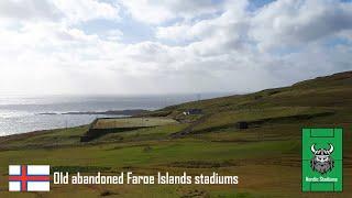 Beautiful old abandoned stadiums on the Faroe Islands