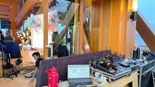 Lights and sound system setup at Shangrila Resort by SDSS vlog