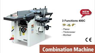 SICAR  400C Woodworking Combination Machine Combined Planer Jointer Thicknesser Mortiser 3 Funtions