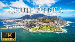 FLYING OVER SOUTH AFRICA (4K Video UHD) - Relaxing Music With Stunning Beautiful Nature Video For TV