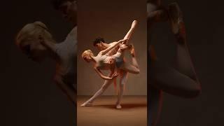  Model poses for photoshoot Ballet. Model Anna and Artem