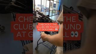 Finding Vintage Golf Clubs at Goodwill ️ #goodwill #shorts