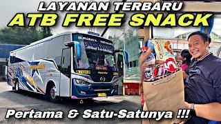 Layanan Baru ATB FREE SNACK Pertama & Satu Satunya ️| trip Sugeng Rahayu W 7129 UP “ Kacang Atom “