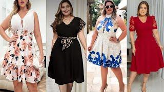 Vestidos Lindos Para Gorditas 2025/Plus Size Summer Outfits Dresses Design for Women 2024