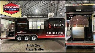 8x26 Brick Oven Pizza Trailer | Barbanera | Concession Nation