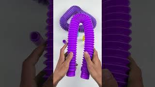Creation ASMR Crunchy Color POP TUBE #oddasmr #satisfyingvideos#relaxing #naturalcolor #crunchy #diy