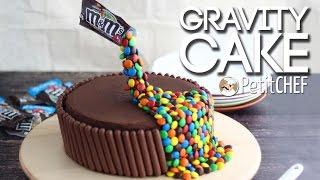 Gravity Cake / Tort Gravity decorat cu M&M's