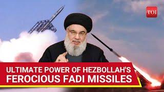 4 Attacks In 120 Mins: Hezbollah's Unbeatable Fadi Missile Arsenal | Why Israel Should Be Worried