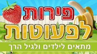 פירות לפעוטות | פירות לגיל הרך