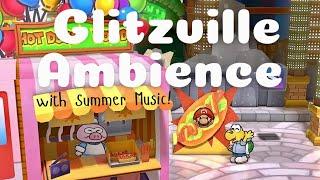 Glitzville! | Paper Mario Ambience (with Fun, Upbeat Summer Music!)