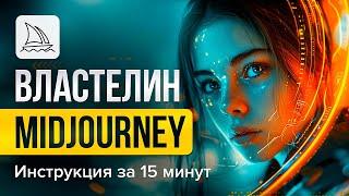 Midjourney ЗА 15 МИНУТ: ИНСТРУКЦИЯ по работе с нейросетью для начинающих. УРОК для быстрого старта