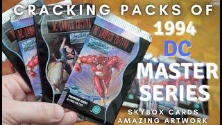 1994 DC Master Series - Cracking 18 Packs of Cards! Amazing Artwork