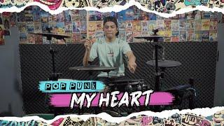 ACHA SEPTRIASA & IRWANSYAH -  MY HEART POP PUNK VERSION ( DRUM COVER )