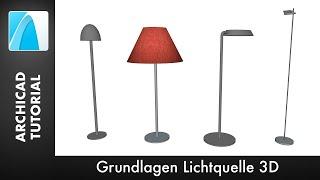 Grundlagen Lichtquelle 3D - ARCHICAD 20 [Tutorial Deutsch]