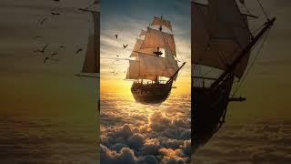 #shorts பறக்கும் கப்பல் The Skybound Voyager.  #viral #love #art #viralvideo #cartoon #drawing
