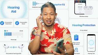 AirPods Pro 2 - Hearing Test, Hearing Aid & Hearing Protection First Look & Walkthrough