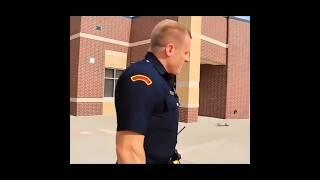 police officer is cool with skateboarding | cop let's skaters skate