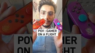 Gamer On a Flight! #gaming #himanshurana