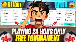 Free Tournament ‍️ Playing For 24 Hour My earning After 24 Hour |Best Tournament APPS 