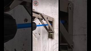 Steel Triangle Wall Mount Collapsible Shelf Bracket for Bench Table ️