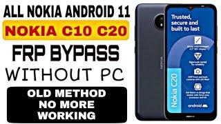 Nokia C20 Android 11 Frp Bypass | Nokia C10/C20 Frp Bypass Android 11 Without Pc New Method Working