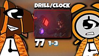 DRILL/CLOCK - S. T. React to SKIBIDI TOILET 77 (Part 1-3) | Titans Leak | Gacha React