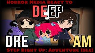 HORROR MEDIA REACT to DEEP DREAM | STEP RIGHT UP | FNF