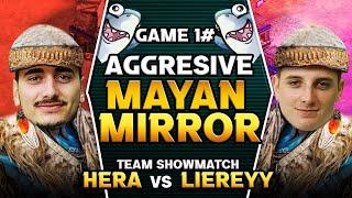 Hera vs Liereyy Agressive Mayan Mirror - Game #1 of 5 game team showmatch