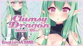 [ASMR]  Clumsy Dragon Girl Heals You With Ancient Magic  [Ear Cupping]