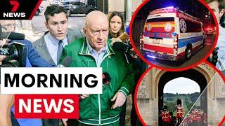 Alan Jones charged, teens spiked overseas, Royal security breach|7NEWS