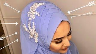 Occasional Criss Cross Hijab Style I Laced I Türban I Mezuniyet I Wedding I Nisan I Kina I Dügün