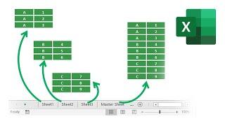 Combine all sheets into one in excel | Power Query (the easiest method!)