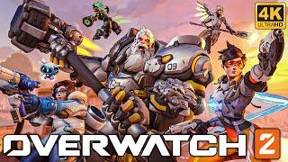 ИГРАЕМ В НОВЫЙ OVERWATCH 2 [4K]  Геймплей, Обзор Игры на ПК  Вспоминаем былое