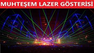 Muhteşem lazer gösterisi