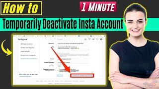 How to temporarily deactivate instagram account 2024