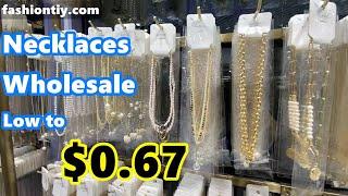 largest Jewelry Wholesale Market in Yiwu, China |Sourcing Fashion Necklaces Bulk for Import Business