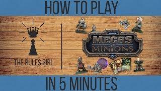 Mechs Vs Minions Tutorial - How to Play in 5 Minutes - The Rules Girl