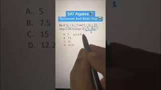 SAT Algebra 