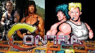 Super Contra (1988) Вся Игра (Прохождение) - В ролях Арнольд Шварценеггер и Сильвестр Сталлоне