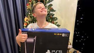 Surprise! Подарили детям Sony Playstation 5 Digital Edition /Неожиданная реакция!  / Распаковка