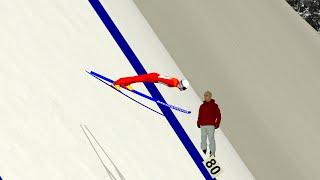 Deluxe Ski Jump 4 - Nanu_Hill_Remake HS160 - 181,03m