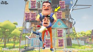 EFSANE ZOR EVE GELDİK  Hello Neighbor Mod