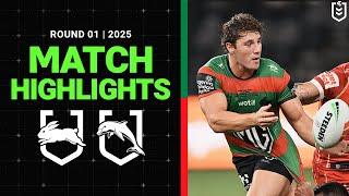 NRL Match Highlights | Rabbitohs v Dolphins | Round 1, 2025