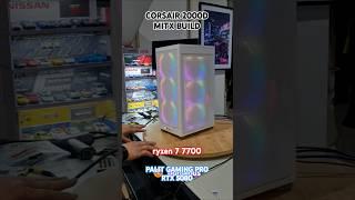 corsair 2000D mitx gaming pc build. ryzen 7 7700 palit gaming pro rtx 5080