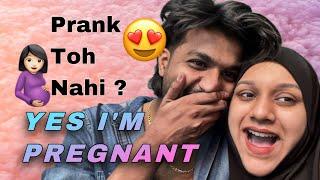 Yes i’m pregnant ️ @ibrahim_soul reaction 