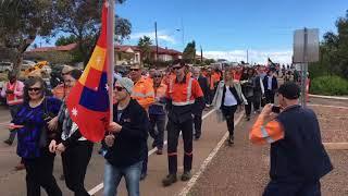 GFG handover march in Whyalla