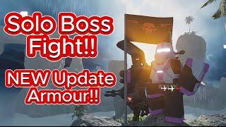 Roblox - DARKDIVERS Update Armour - Gameplay Walkthrough 4K (No Commentary) Solo Boss Fight Showcase